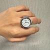 Korean Style Retro Hipster Watch Ring - Trendy Men's Hand Jewelry Accessory