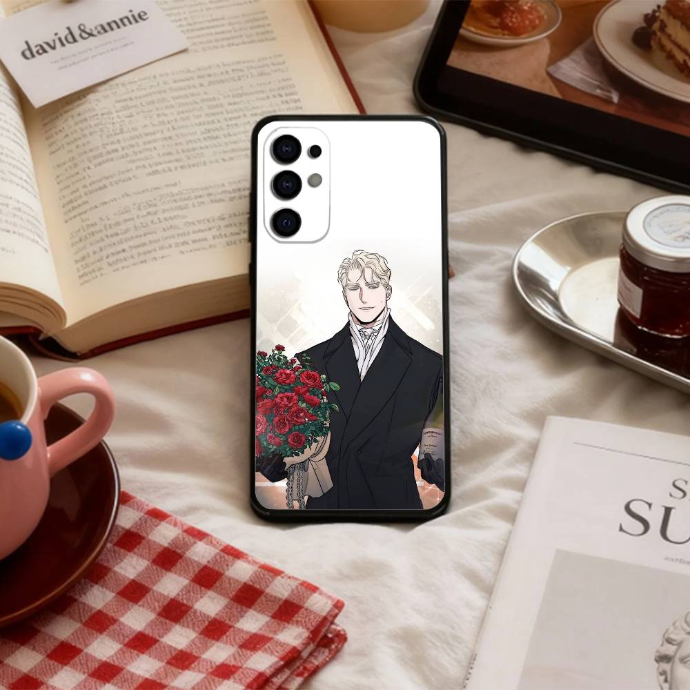 BL Manhwa R-roses And Champagne Phone Case For Samsung S 25,24,23,22,30,21,10,9,Ultra,Plus,Lite,FE,4,5 G Soft Black Case