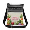 1PC Cactus Print Tote Bags Women Shoulder Handbags Postman Package 6913