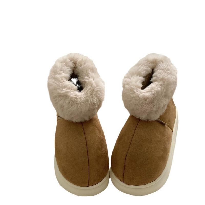 Klopf dick~! Schneestiefel verdickt Winter Student warm Brotschuhe kurzer Schaft rutschfest verdickt Baumwollschuhe