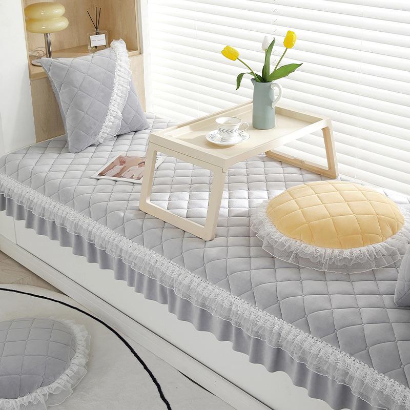 Simple Window Cushion Ledge Cushion Ins Style Cushion Plush Bedroom Balcony Tatami Cushion