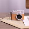 Mini Retro Camera Keychain with Light & Sound: Dual-Use Ornament for Kids