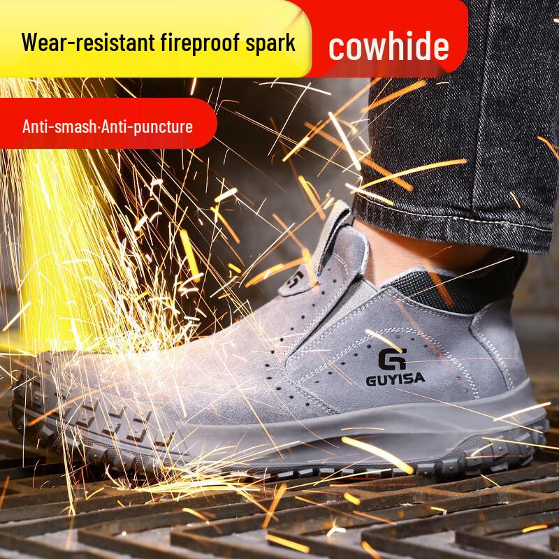 JUNBU Men s Welder Safety Shoes 43