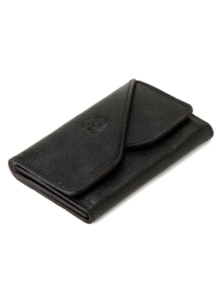 Card Case Leather Genuine Leather Cowhide Unisex Dark Brown [IL BISONTE] Women's Men's