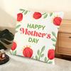 Mother'S Day Cushion Cover Soft Short Plush Pillow Cover Smooth Cozy Texture Aesthetic Cushion Case Home Decor
