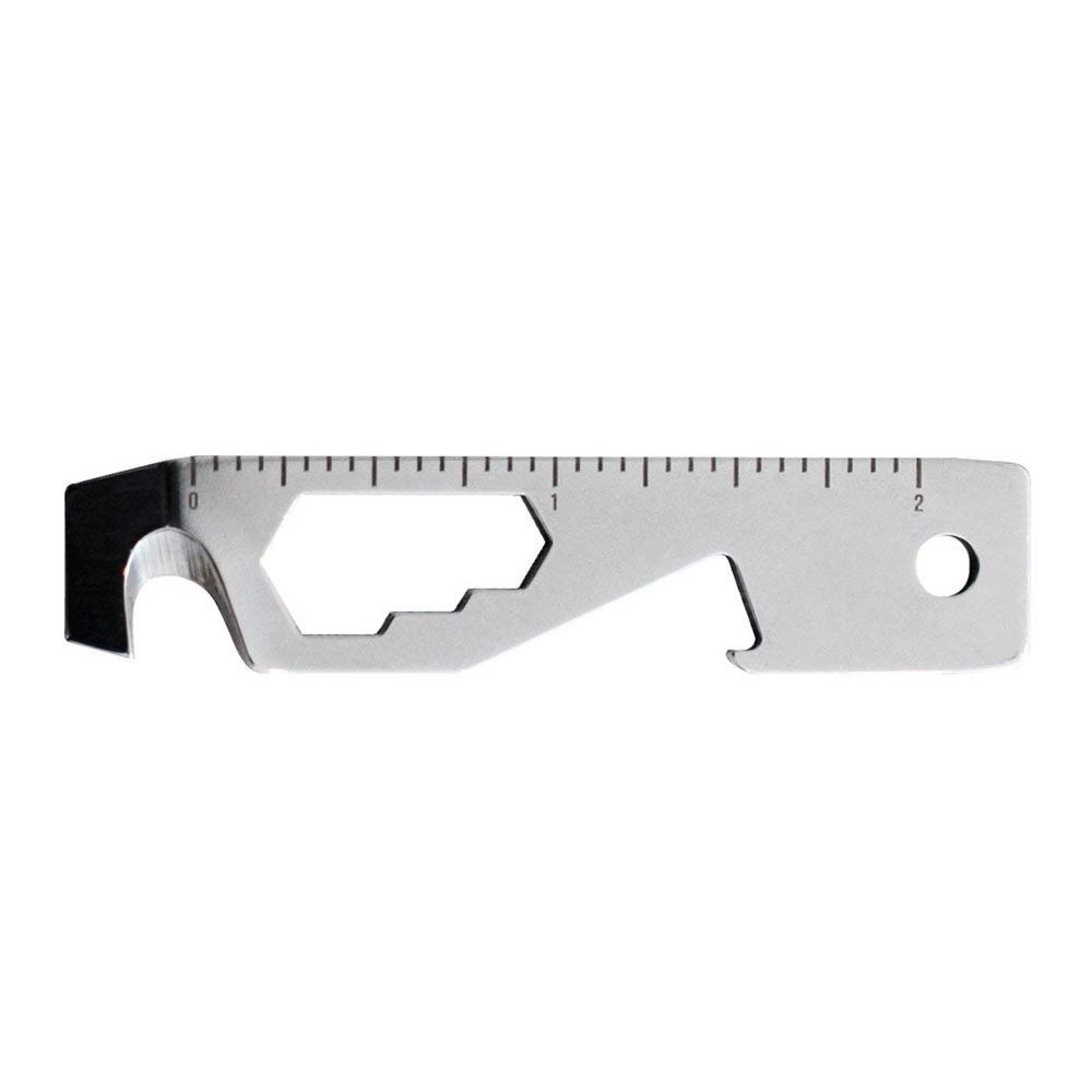 10-in-1 Camping Multi-tool Card: Screwdriver, Wrench, Bottle Opener, EDC Companion
