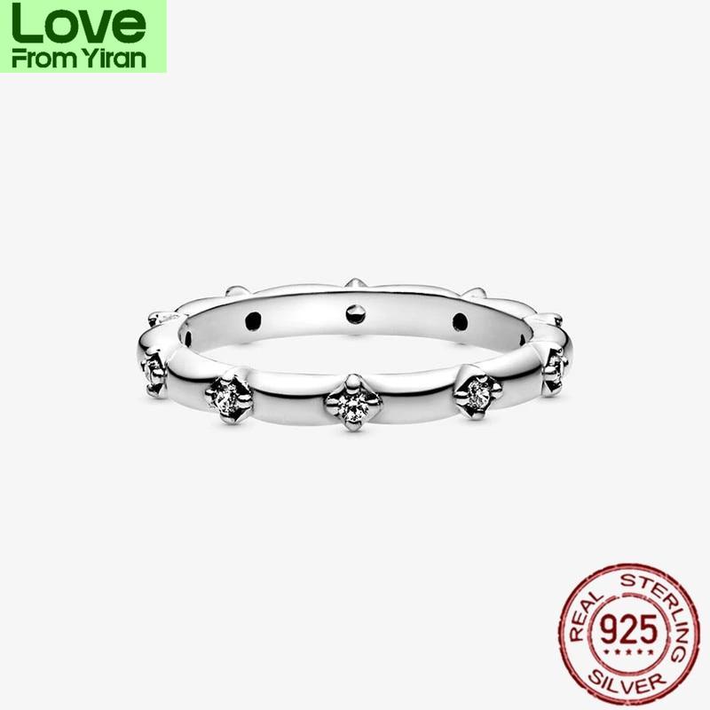 New Arrival Spring Authentic Color Finger Ring Sparkling Daisy Flower Crown Rings Women Engagement Jewelry Giveaway Present Event