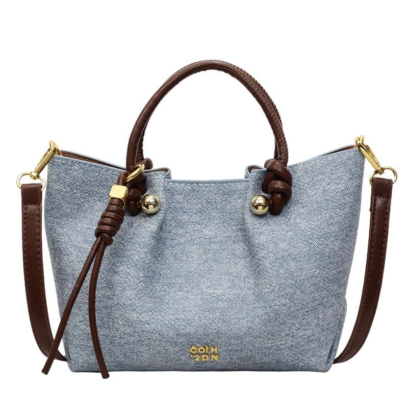 High-end Tote Bag Women's 2025 Summer New Simple Handbag Simple Trend Fashion Shoulder Messenger Bag