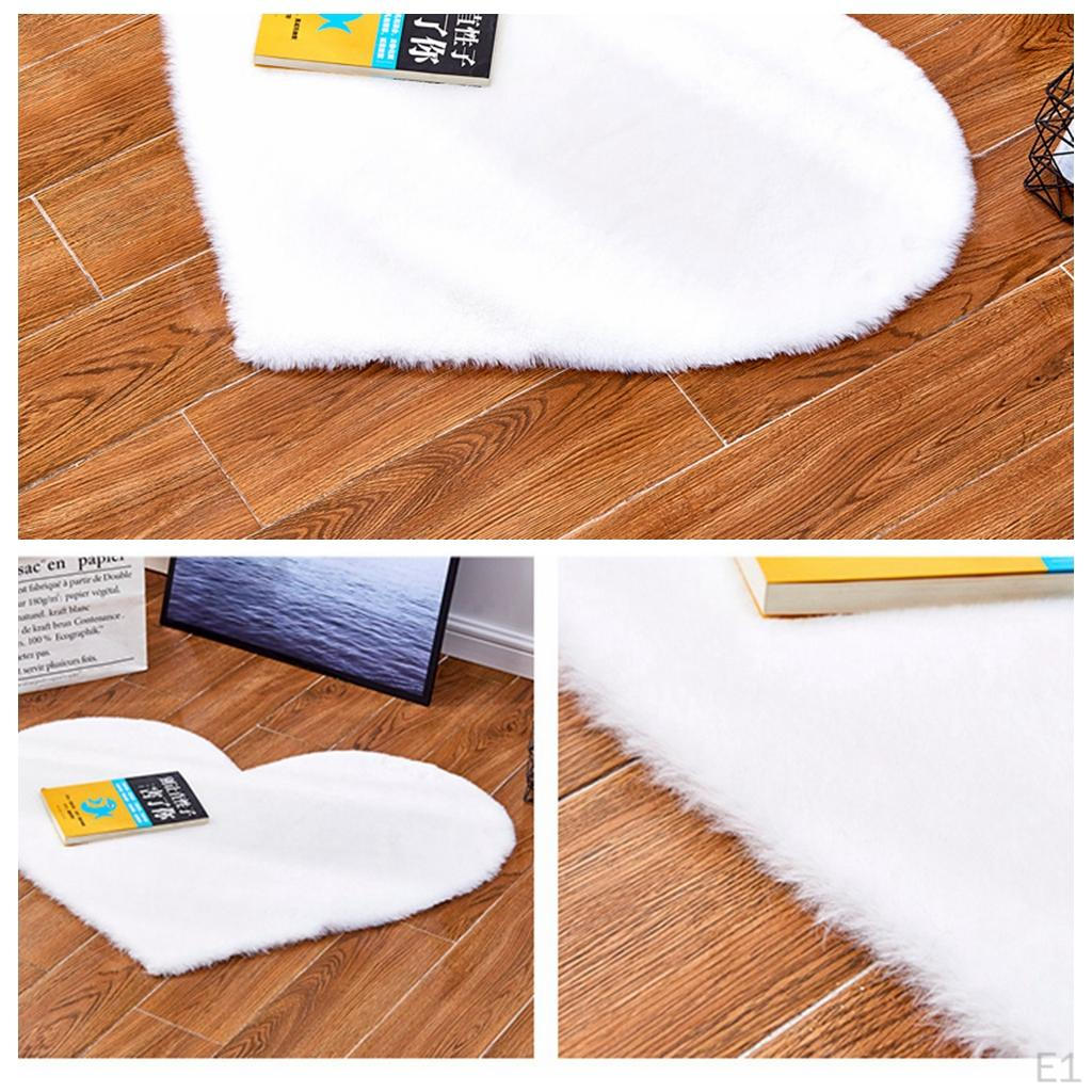 Heart Shaped Anti-Skid Door Rug Room Bedroom Mat,70x90cm