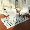 1: 12 Dollhouse Miniature Plush Carpet Fluffy Mat Model Photography Prop Kids Pretend Play Toys Doll House Mini Decoration Gifts