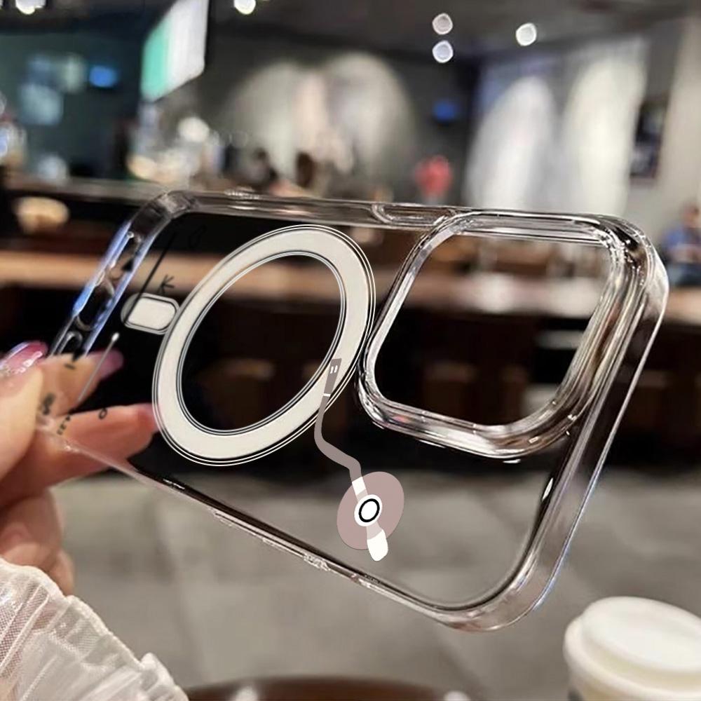 Magnetic Phone Case for iPhone 12 14 16 17 Pro 17 16 15 14 13 12 Pro Max 12 13 14 15 16 High Quality Shockproof Shell Full Protection Cute Style