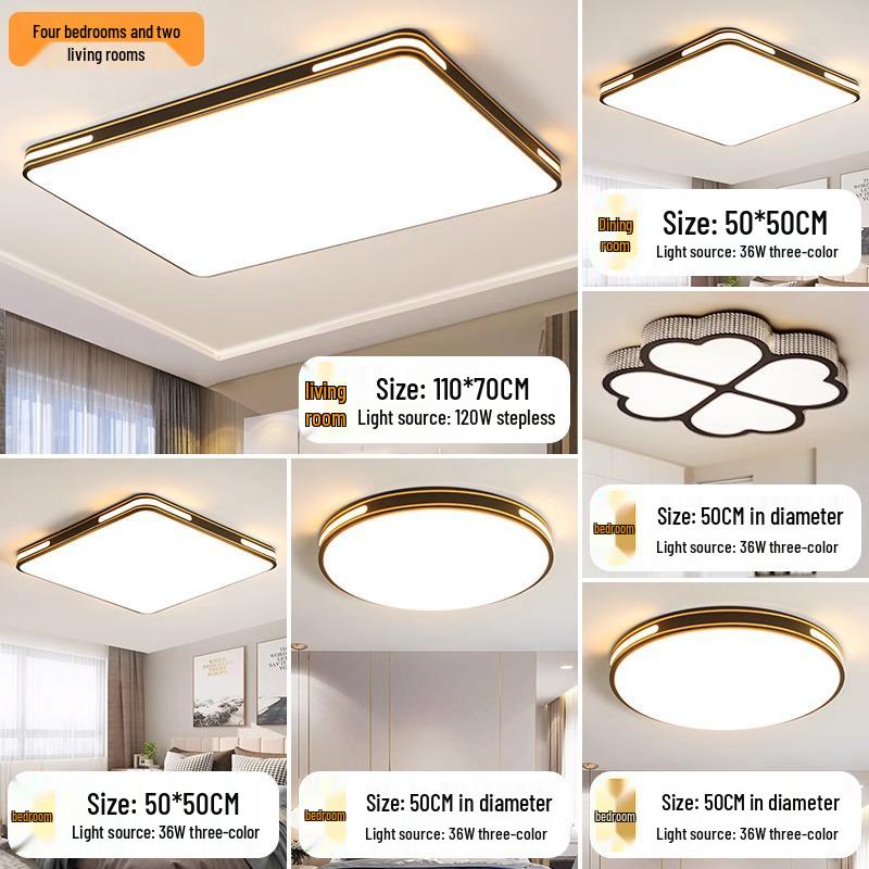 2025 Modern LED Ceiling Light: Super Bright for Living Room, Bedroom, or Restaurant