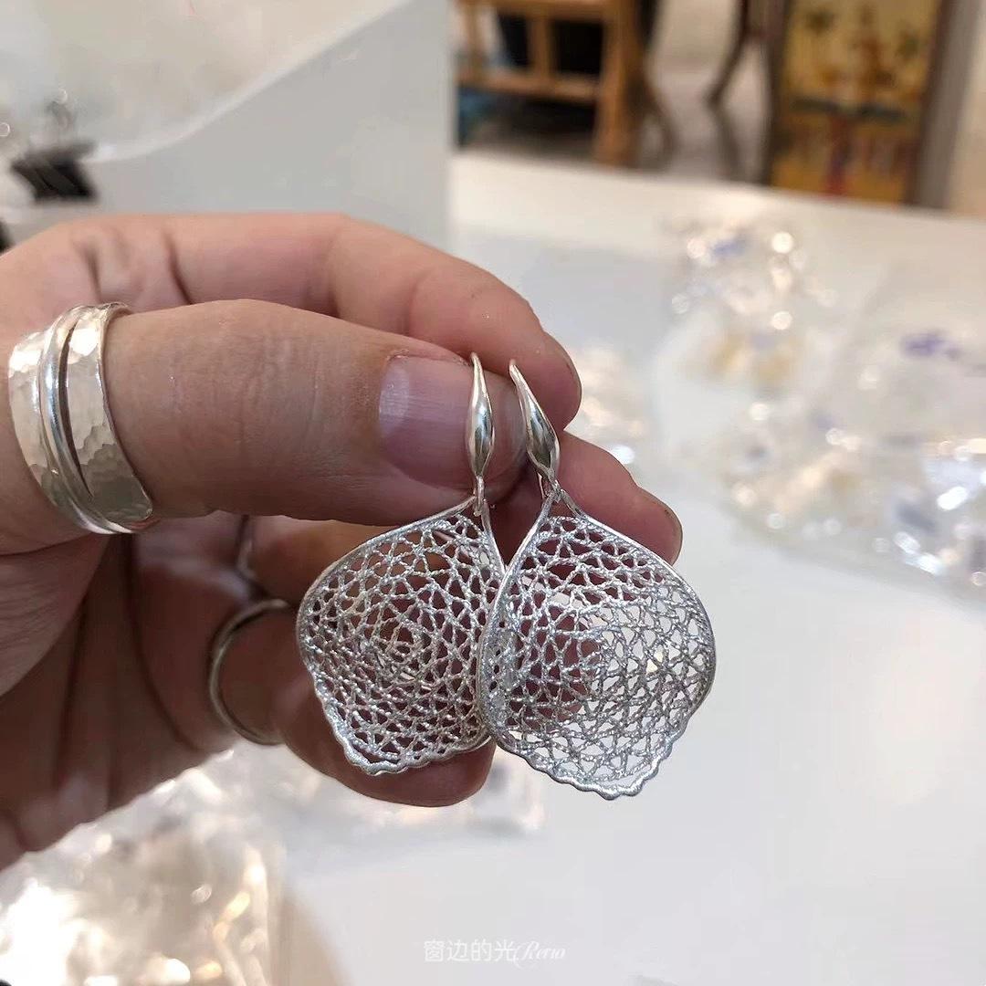 Flowering Pearl Long Fringed Retro Court Pendant Long Agate Snake Pattern Circle Water Drop Diamond Earrings Women