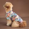 Hundebekleidung Hawaiianischer Blumenprint Strandhemd