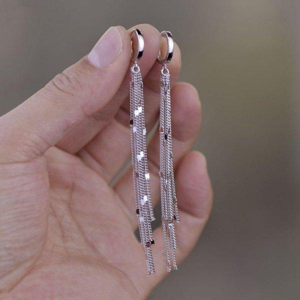 French Light Luxury Crystal Zircon Flower Drop Earrings For Women Elegant Pearl Rhinestone Tassel Earrings Wedding Jewelry Gifts