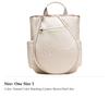 Lululemon Racket Canvas Backpack Unisex Natural Ecru & Cashews Brown LU9CEIS-072462