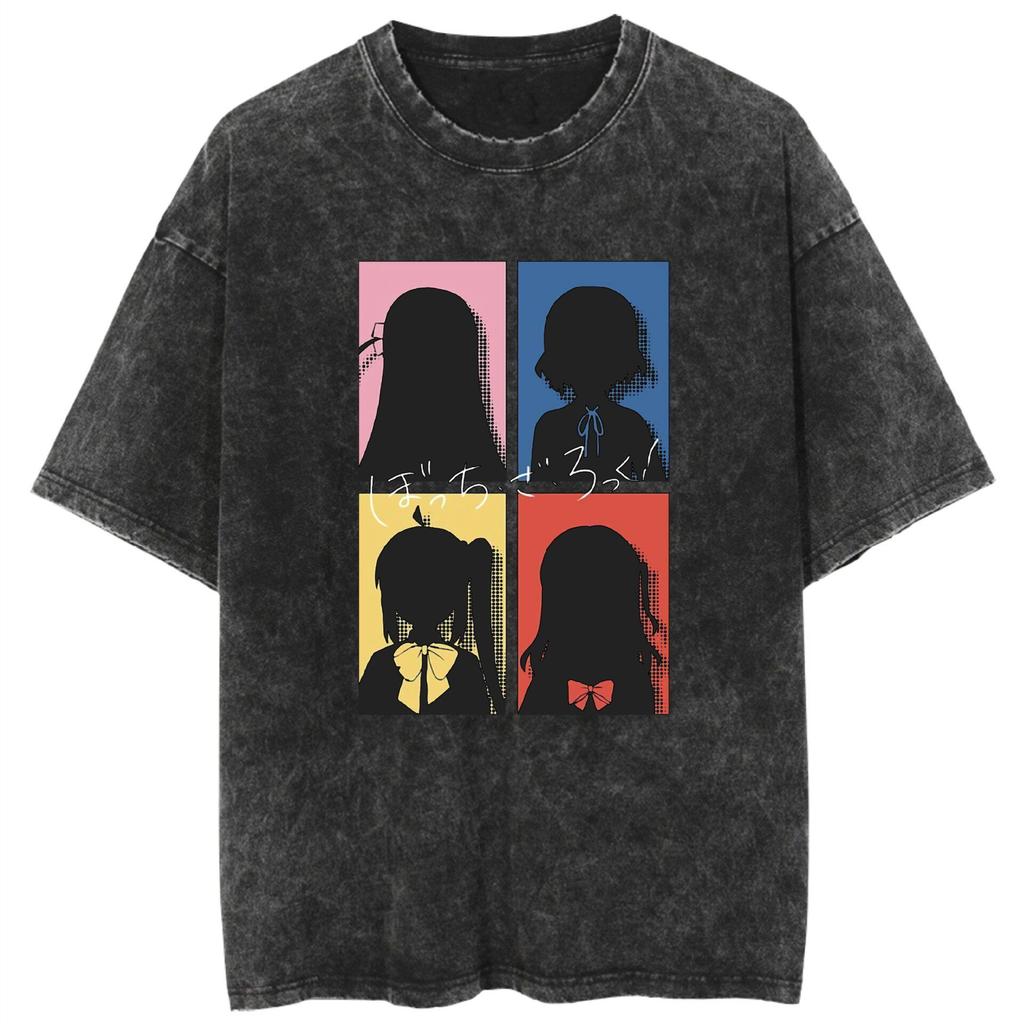 Top BOCCHI THE ROCK Water Easy To Restore Ancient Ways with Short Sleeves T-shirt for Men and Women