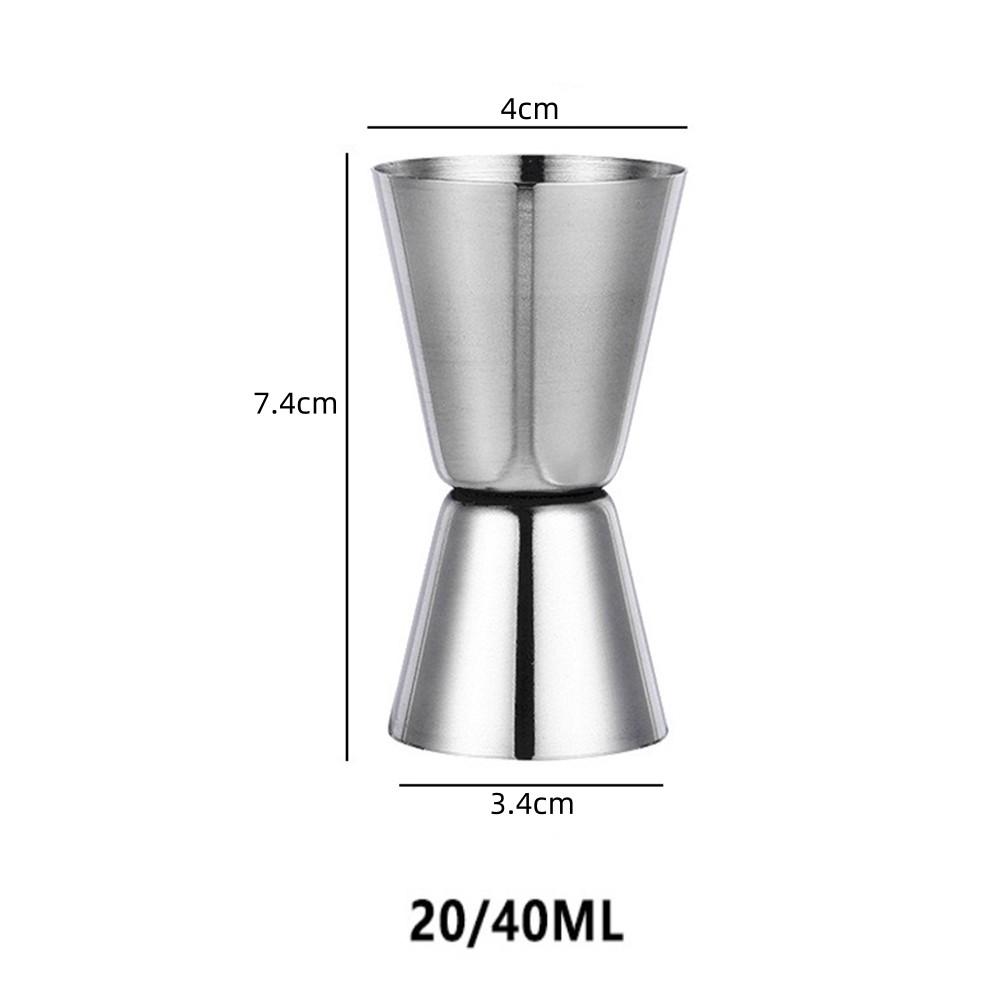 Cocktail Shaker Measure Cup Double Head Design Brand New