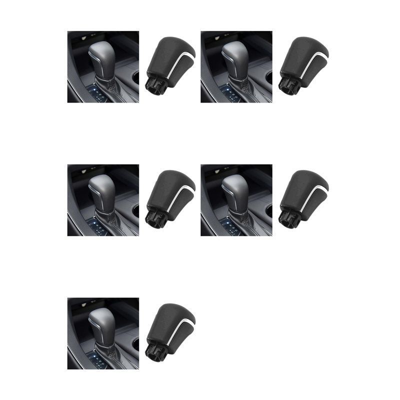 

5X Car Leather Gear Shift Konb For Toyota Corolla Levin Camry XV70 V70 Avalon 2018- Gear Shifter Head Ball Black чёрный