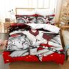 Hololive Vox Akuma Bedding Set Single Twin Full Queen King Size Bed Set Aldult Kid Bedroom Duvetcover Couette Imprimée Enfants