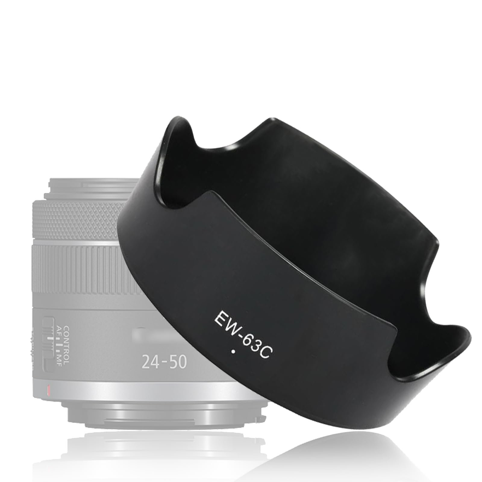 

Canon Compatible Lens Hood for Canon IS STM Canon RF IS and IS STM Lenses EW-63C RF-S 14-30mm f/4-6.3 PZ, 24-50mm f/4.5-6.3 STM, EF-S 18-55mm