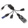 1Pcs Usb 2.0 Extension Data Cable 1 Male To 4 Female Usb Hub Splitter Extend Cable Power Adapter Socket