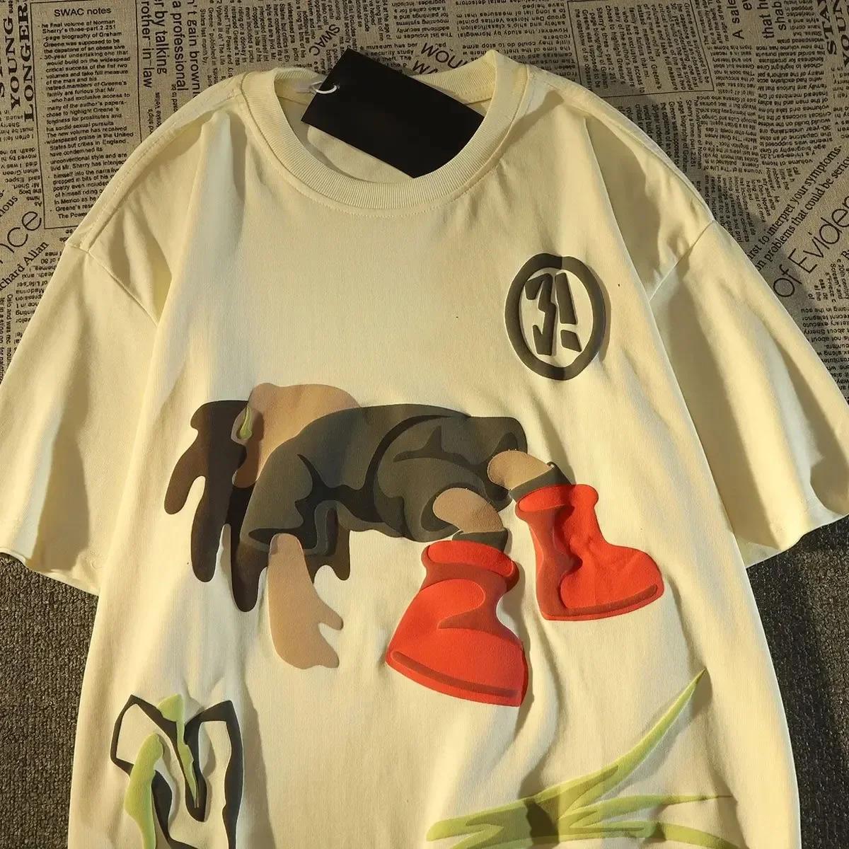 2024 New Fashionable and personalized American cute men c... XXXXL