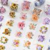 Växt- och blomsterälskare PET Washi Tejp Journal Klistermärkeset 8 Stilar Dekorativ Tejp