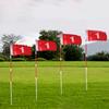 Golfs Pin Flags Lochbecher-Set Golfs Übungs-Putting-Green-Flaggen und Lochbecher Tragbarer Golfs-Fahnenstock für Hof Hinterhof