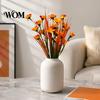 Natural Looking Fake Leaves Autumn Artificial Flowers Bouquet, Realistic Plastic Floral Arrangement with Layered for Home Decor And Vines Farmhouse