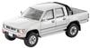 TOMYTEC Tomica Limited Vintage Neo Toyota Hilux 4WD Pickup Double Cab SSR Silver 1991 Model Finished Product 333197 LV-N256c