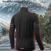Fahrradjacke WOSAWE Herren Thermo-Fleece-warme Jacke Wintermantel