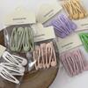 5 Pcs Hair Accessories Simple Personality Bangs Clip Edge Clip Hairpin BB Clip Cute Sweet Girl Heart Small Fresh Color Hairpin