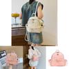Chic And Elegant Pu Leather Women's Bag 2024 Spacious Casual Shoulder Backpack