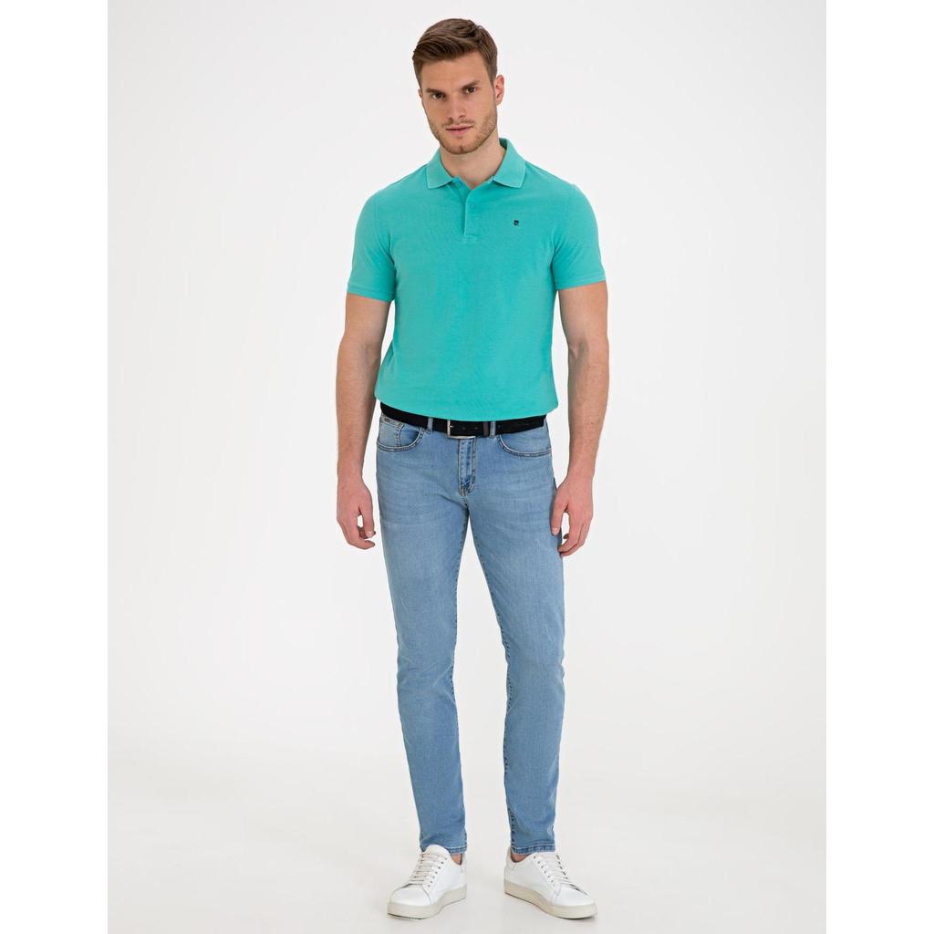 Buy Pierre Cardin Light Blue Slim Fit Denim Trousers 50235756-VR003 at  affordable prices — free shipping, real reviews with photos — Joom