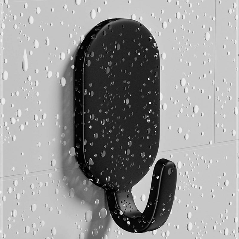 Bathroom Wall Hooks Towel Hanger Kitchen Hooks Towel Holder Wall Mounted 5 Pcs Utensil Holder Coat Hooks No Drilling Adhesive