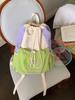Taslon Material Girls Drawstring Backpack With Design For Daily Commuting And Casual Use