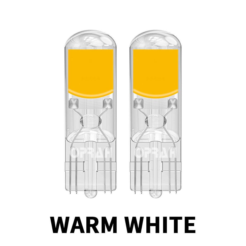 

2pcs T10 W5W 194 LED COB Glass Bulbs T15 W16W Sapphire Drive-free Dome Light Auto Brake Lamp Reading Lights 12V White Warm White