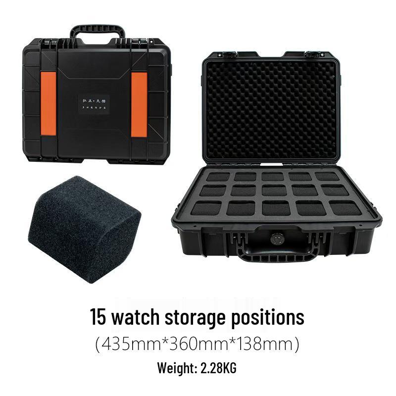 Large Capacity Cross-Border Watch Storage Trolley Case: 20-slot & 40-slot Hand-Carry Tool Display Box