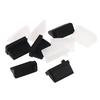 20Pcs Usb Male Anti-Dust Plug Stopper Cap Plastic Cover Protector Dust Plug