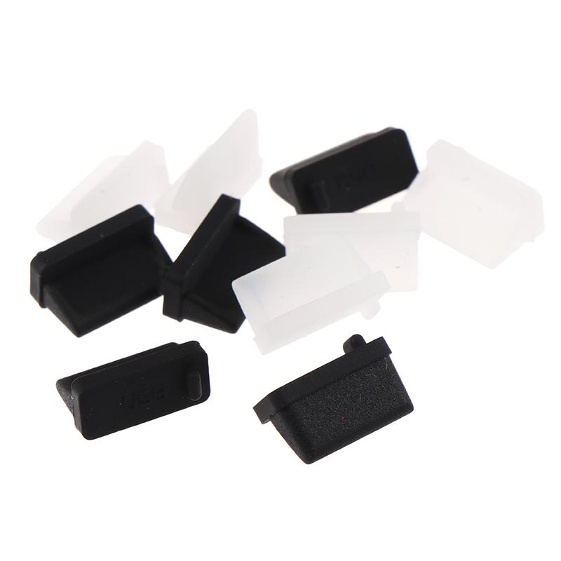 20Pcs Usb Male Anti-Dust Plug Stopper Cap Plastic Cover Protector Dust Plug