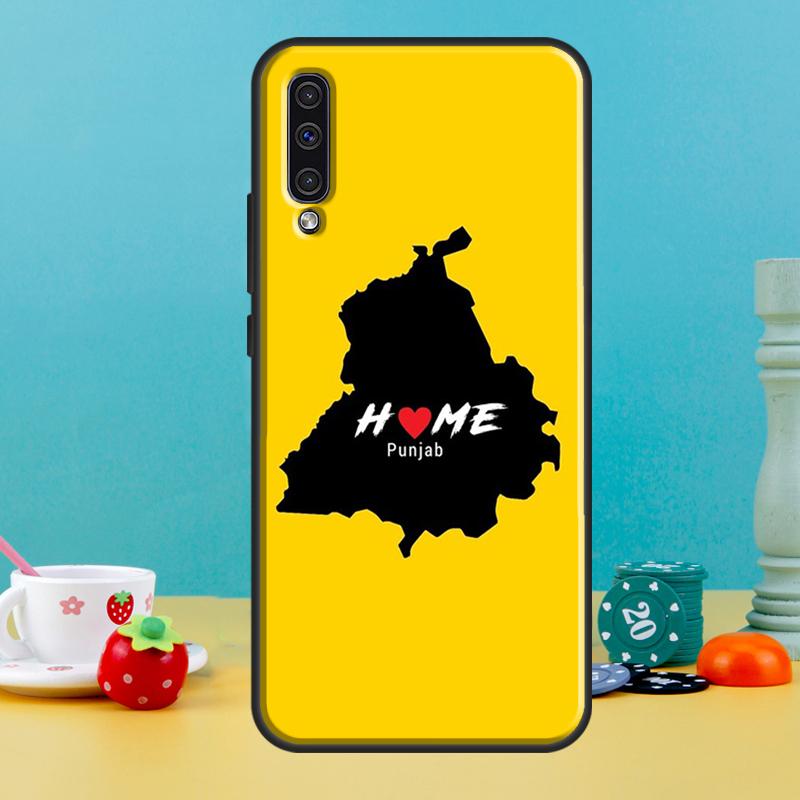 Punjab Map Outline Case For Samsung Galaxy A16 A56 A15 A22 A52 A32 A54 A14 A26 A36 A55 A35 A05 A06 A53 A33 A13
