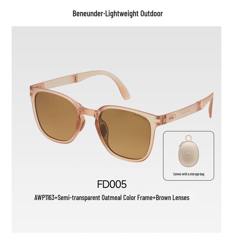 Beneunder Foldable Polarized Unisex Sunglasses
