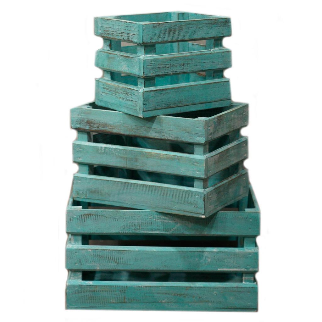 Fruit Boxes Set of 3 - Greenwash