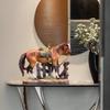 Elegantes Neues Amerikanisches Pferdeornament: Luxuriöse Wohnkultur für Wohnzimmer, Eingangsbereich, Weinschrank oder TV-Möbel.