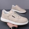 Wenzhou Men's Shoes 2025 New Casual Leather Shoes Men's Fashion Trend Cowhide Low-top Board Shoes 2025