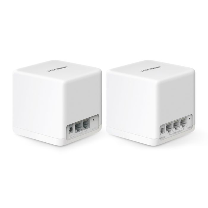 Système Wi-Fi 6 Mesh - Mercusys - Halo H60X - 2 Unités - 1500 Mbit/s - Bi-bande 350 M²