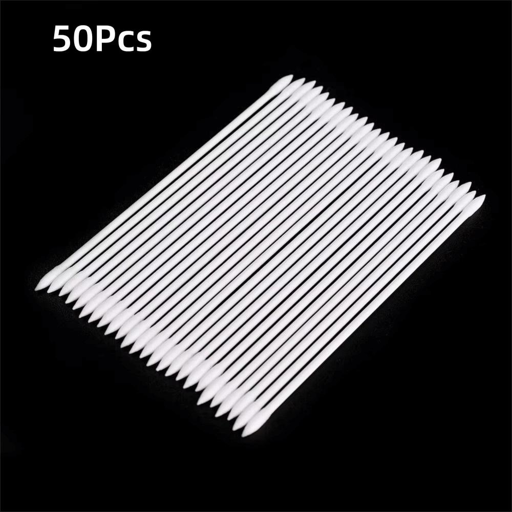 

25/50Pcs Non-Fluffy Fiber Tips Disposable Cleaning Swabs Electronic Maintenance 50PCS