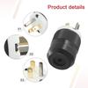 Para NEMA 5 15P 15A 125V Macho de Substituição Resistente em Nylon com Braçadeiras de Cabo