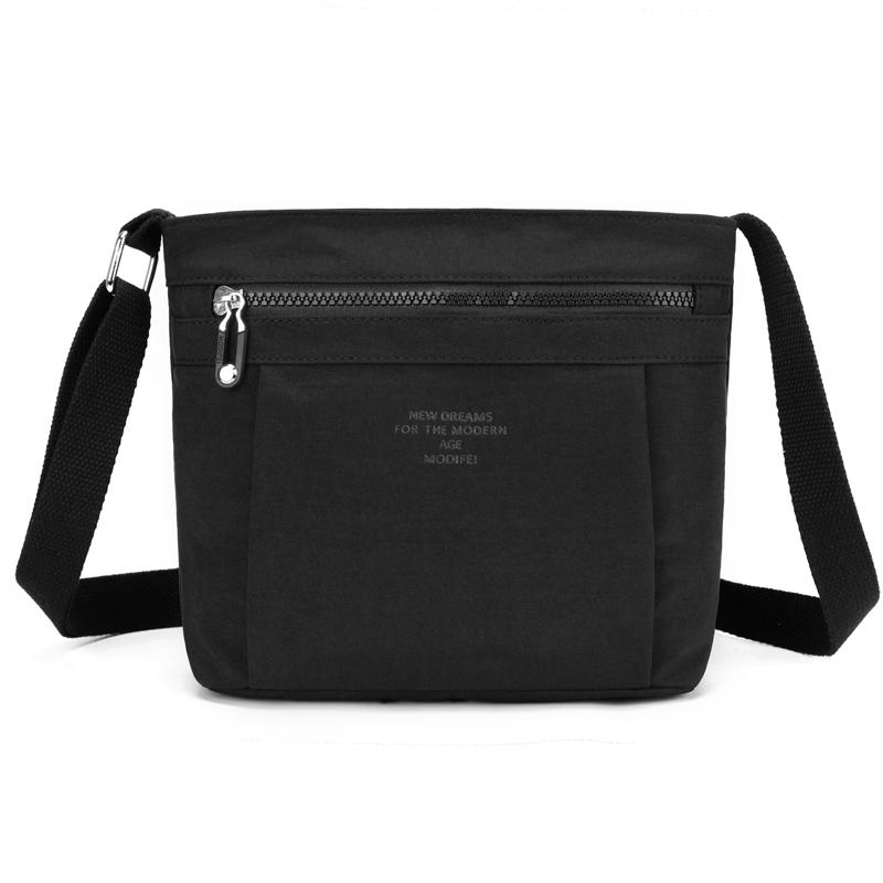 

Женская сумка через плечо, легкая сумка через плечо, водоотталкивающая, износостойкая, сумка для мам чёрный